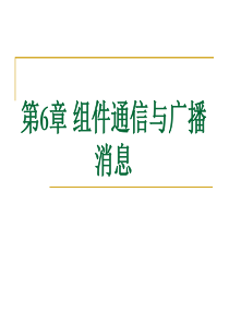 第六章_Android组件通信与广播消息