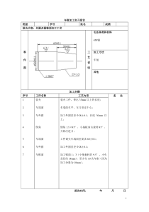 轮机金工实习报告09版——工艺答案