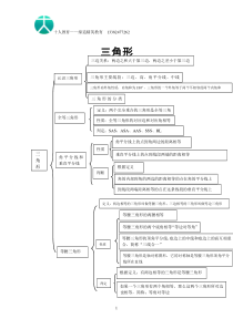 初中三角形知识点总结