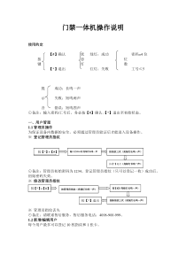 中控X6指纹门禁一体机操作说明