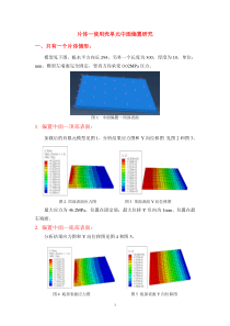 使用壳单元经验研究