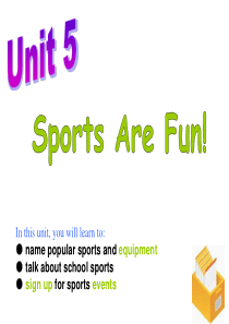 sports are fun