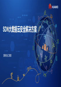 Huawei_SDN结合大数据分析的云安全解决方案