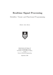 Realtime Signal Processing Dataflow, Visual, and F