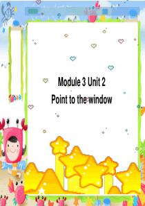 Module3 unit1 Point to the door教案