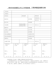 工程质量整改回复单