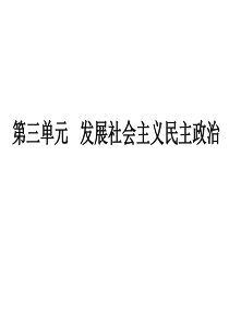 高一政治发展社会主义民主政治2高一政治课件