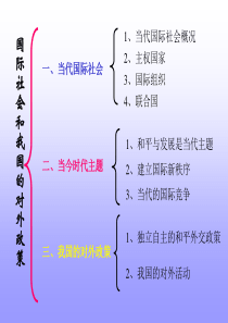 高三政治课件国际关系和我国的对外政策高三政治课件