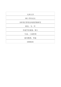 ERP项目管理及风险控制研究