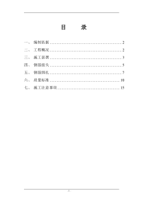 钢筋工程专项施工方案(改)