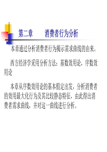 第二章 消费者行为分析