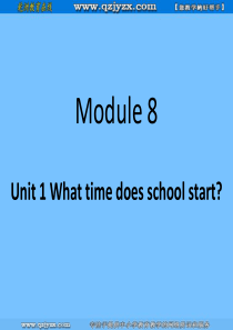 英语：Module8 Unit1课件(外研社三年级起点五年级上)