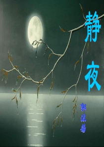 27《静夜》