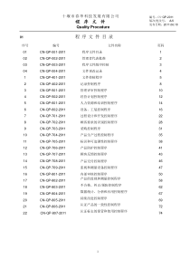 十堰春华科技程序文件