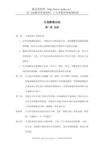 智能控制股份公司计划管理办法