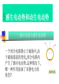 感生电动势和动生电动势1高三物理课件