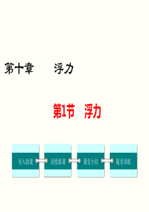 第1节浮力人教版八年级下册物理精品教学课件