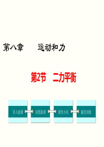 第2节二力平衡人教版八年级下册物理精品教学课件