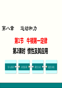 第2课时惯性及其应用人教版八年级下册物理精品教学课件