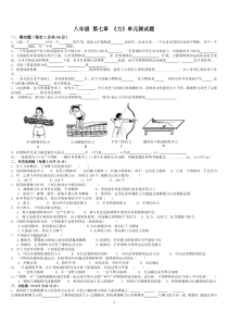 第七章力试题及答案单元测试初中物理人教版八年级下册教学资源2