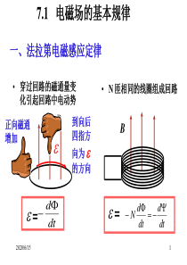 高二物理课件电磁感应现象高二物理课件