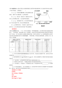 有关光合作用图像的高考题整理