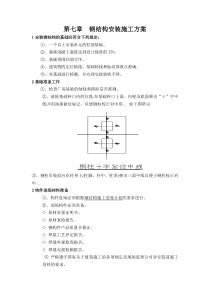 钢结构安装施工方案