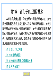 西门子PLC网络