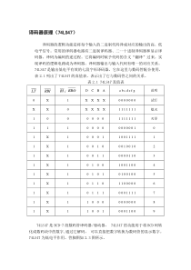 74LS47译码器原理