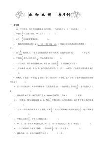 小学六年级下册数学比例专项复习题8新人教版小学数学6下专项练习人教版数学六年级下册试题