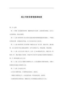 某公司财务管理规章制度(doc16)(1)