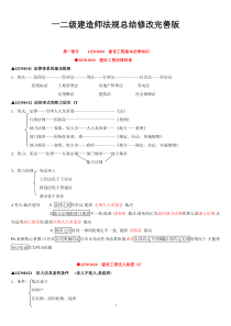 一建二建法规总结--陈印宝典-保过