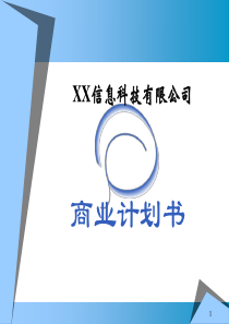 XXX信息科技有限公司商业计划书