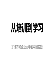 从培训到学习-凯洛格(完整版)