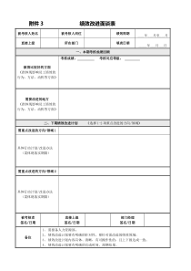 绩效改进面谈表