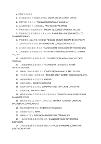 法国在华企业名单