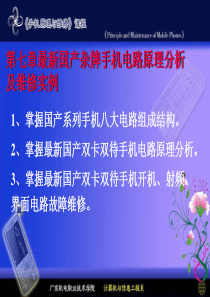 05项目五：05最新国产杂牌手机电路原理分析及维修实例OK