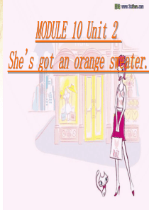 三起三年级下册M10U2 shes_got_an_orange_sweater.课件_2