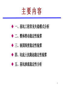 深基坑工程基坑稳定性分析