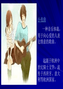 人音版小学音乐四年级上册4小夜曲PPT课件人音版音乐教学资源