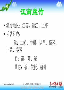 人音版音乐七下江南丝竹ppt课件1人音版初中音乐教学资源