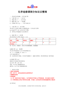 镇海中学理科学霸高中化学选修课知识点_2014高考状元笔记