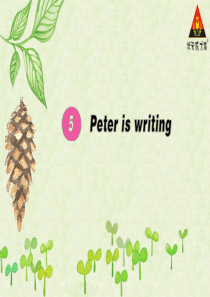 5Peteriswriting湘少版四年级下册英语资源