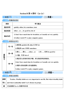 SectionB第4课时2a2c教案初中英语人教版七年级下册教学资源1