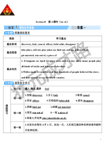 SectionB第4课时2a2e教案初中英语人教版九年级下册教学资源