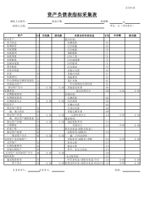 资产负债表(小规模纳税人)