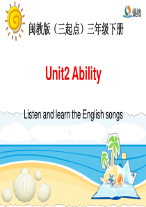 Unit2LearntheEnglishsounds教学课件闽教版英语三年级起点三年级