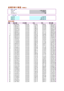 房贷计算EXCEL表