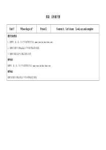 Unit5PartAPEP人教版英语五年级下册教学资源