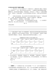 中考语文综合性学习教案与题集